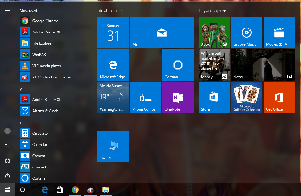 new features in windows 10